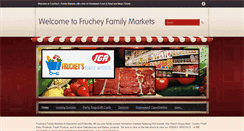 Desktop Screenshot of frucheyfamilymarkets.com